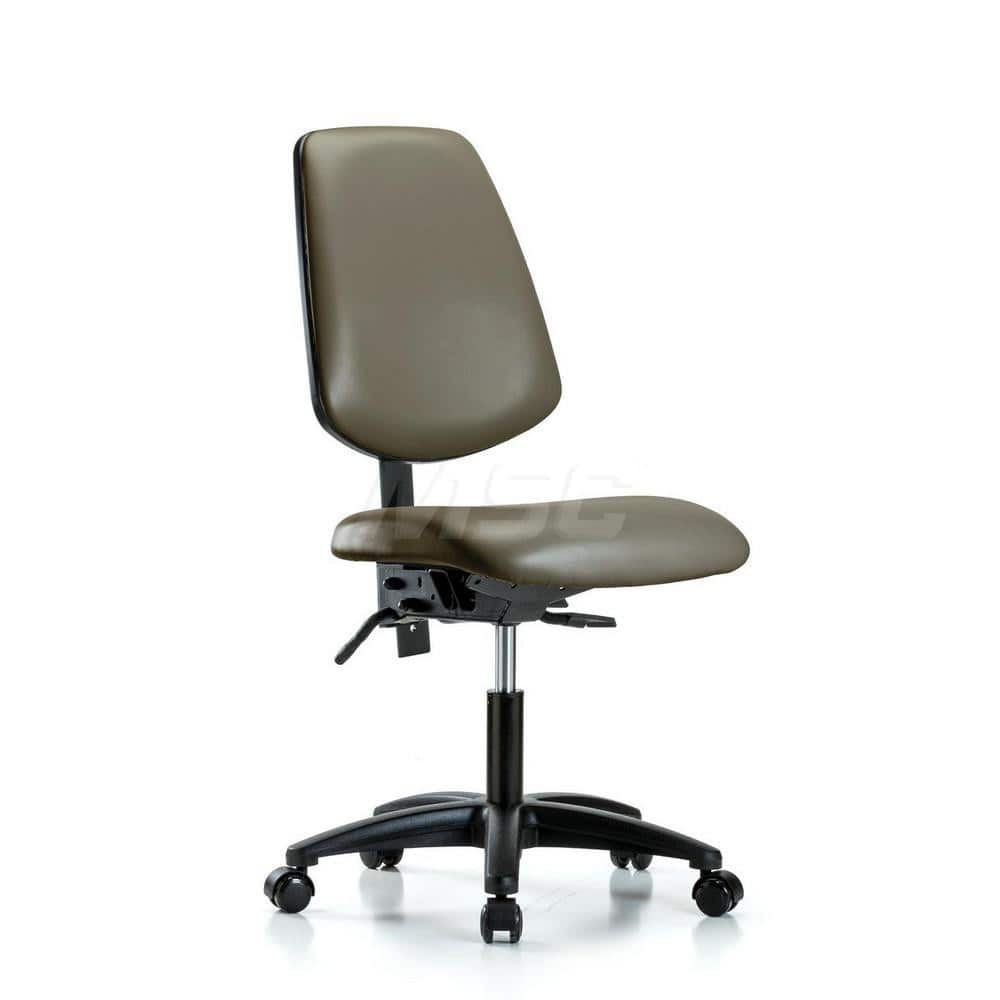 Task Chair: Vinyl, Taupe