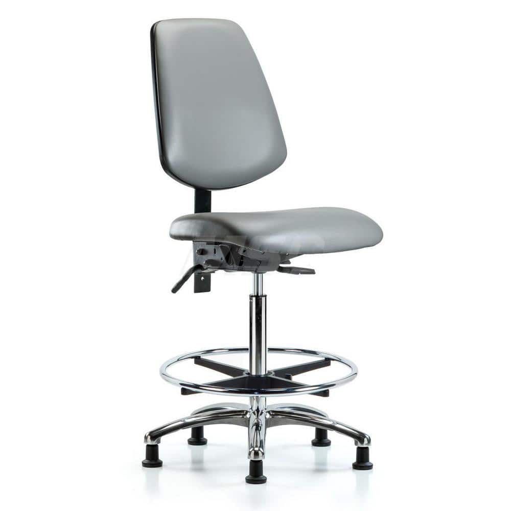 Task Chair: Vinyl, Sterling