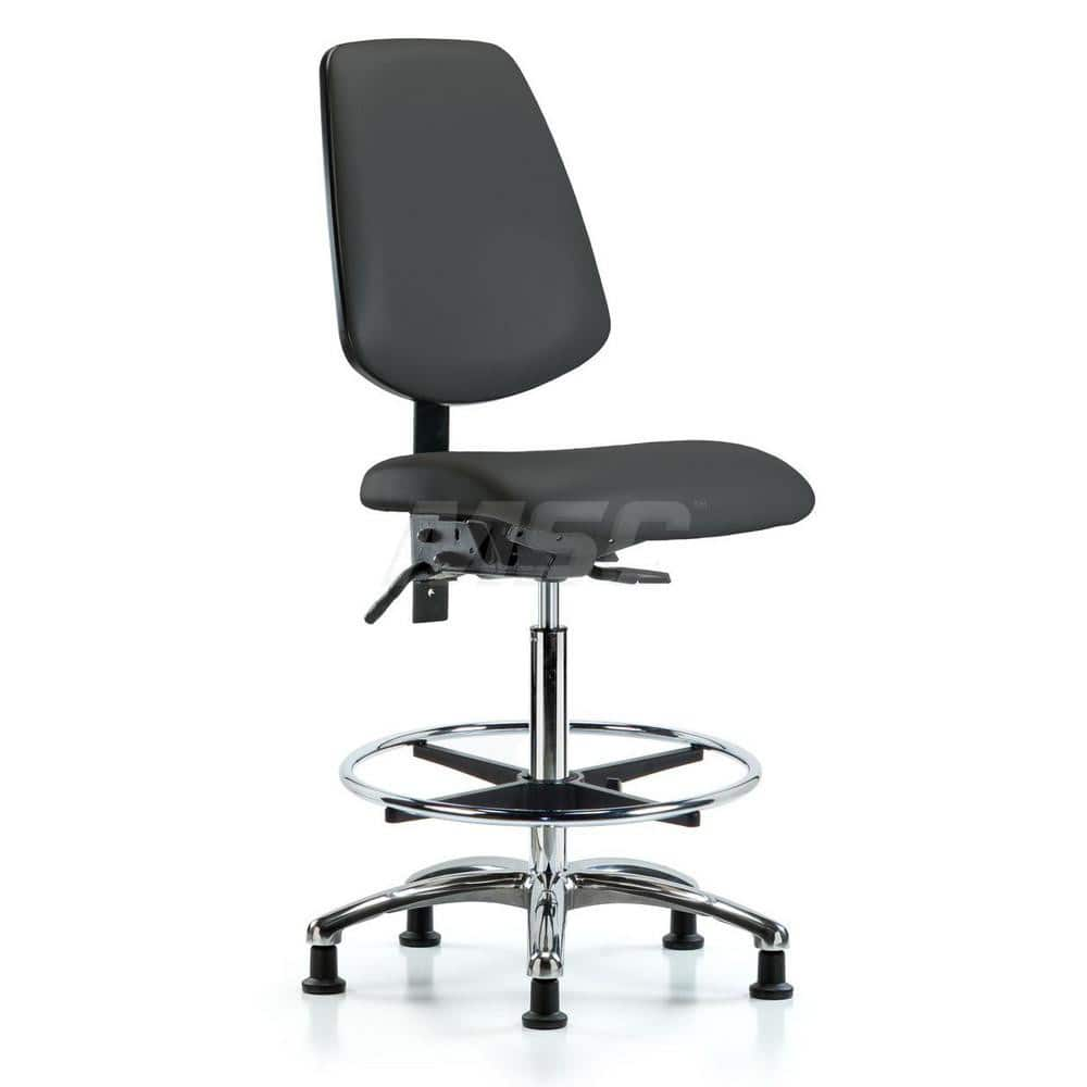 Task Chair: Vinyl, Charcoal