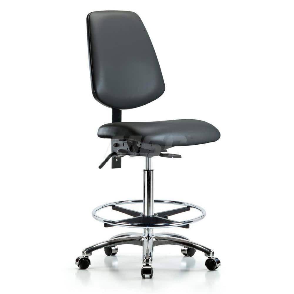 Task Chair: Vinyl, Carbon