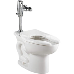 Toilets; Type: Toilet with Selectronic Exposed Battery Flush Valve; Bowl Shape: Elongated; Mounting Style: Floor; Gallons Per Flush: 1.28; Overall Height: 31-1/2; Overall Width: 14; Overall Depth: 28-1/4; Rim Height: 15; Trapway Size: 2-1/8; Rough In Size