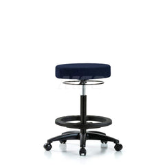 Adjustable Height Swivel Stool: Olefin, 24″ Seat Width, 24″ Seat Depth Round Height