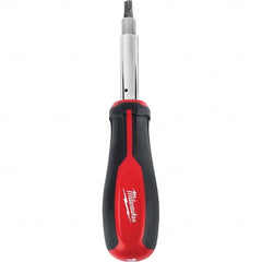 Milwaukee Tool - Bit Screwdrivers Type: 11-in-1 Screwdriver Tip Type: Phillips; Slotted; Nut Driver - Makers Industrial Supply