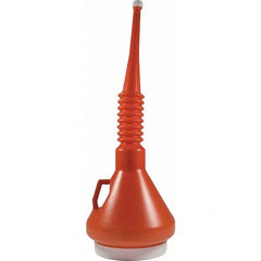 Funnel King - Oil Funnels & Can Oiler Accessories Type: Flexible Spout Material: Polyethylene - Makers Industrial Supply