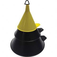 Funnel King - Oil Funnels & Can Oiler Accessories Type: Funnel Set Material: Polyethylene - Makers Industrial Supply