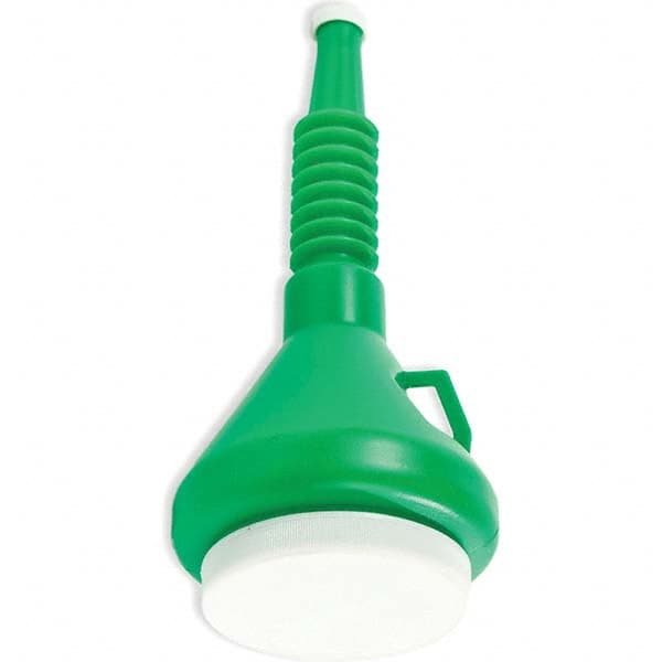 Funnel King - Oil Funnels & Can Oiler Accessories Type: Flexible Spout Material: Polyethylene - Makers Industrial Supply