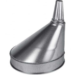 Funnel King - Oil Funnels & Can Oiler Accessories Type: Funnel Material: Galvanized Steel - Makers Industrial Supply