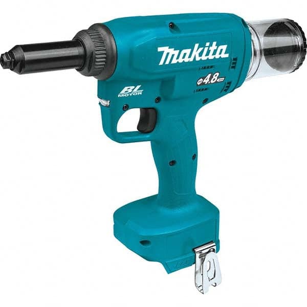 Makita - Cordless Riveters Fastener Type: Cordless Electric Riveter Closed End Rivet Capacity: All up to 3/16 - Makers Industrial Supply