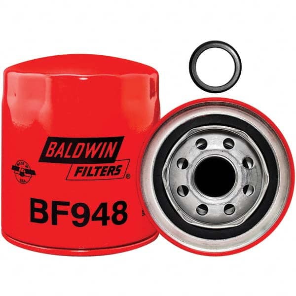 Baldwin Filters - 1 Thread 4-3/8" OAL x 3-11/16" OD Automotive Fuel Filter - Makers Industrial Supply