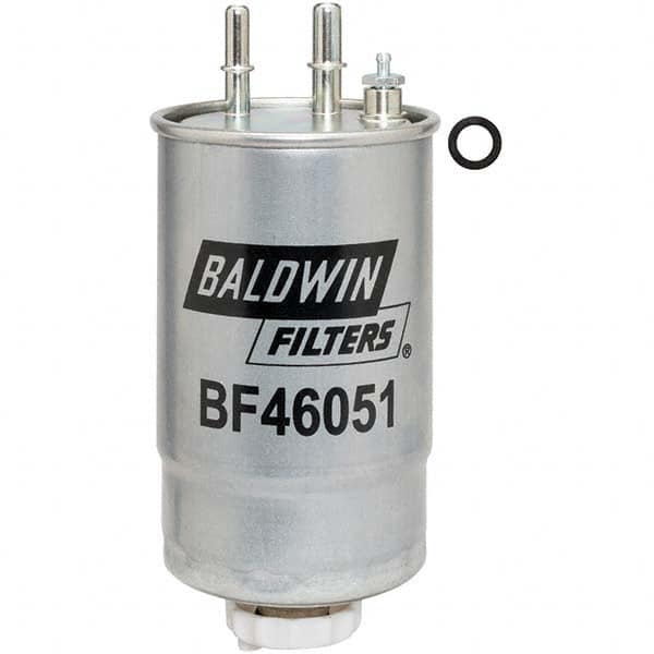 Baldwin Filters - 8-1/16" OAL x 3-1/2" OD Automotive Fuel Filter - Makers Industrial Supply