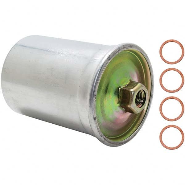 Baldwin Filters - 5-1/8" OAL x 3-5/32" OD Automotive Fuel Filter - Makers Industrial Supply