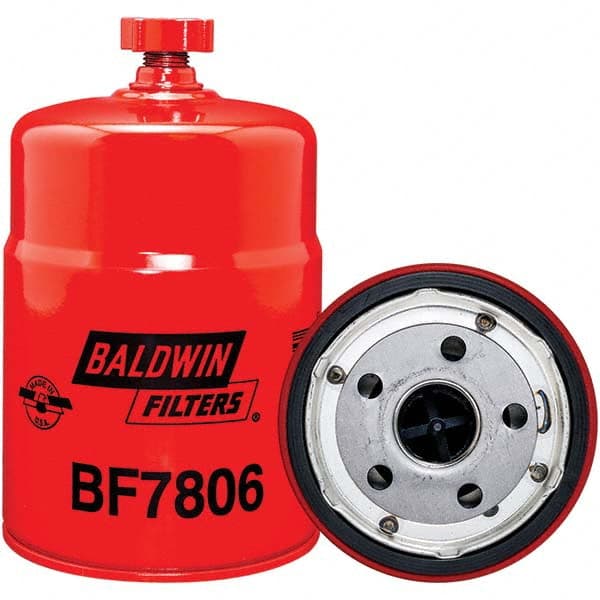 Baldwin Filters - 1 Thread 6-7/32" OAL x 3-11/16" OD Automotive Fuel/Water Separator Element - Makers Industrial Supply