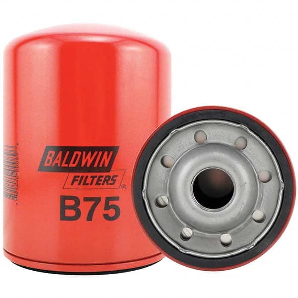 Baldwin Filters - 1-1/8 Thread 5-27/32" OAL x 4-1/4" OD Automotive Oil Filter - Makers Industrial Supply