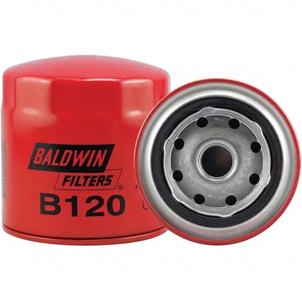 Baldwin Filters - 3/4 Thread 3-7/8" OAL x 3-11/16" OD Automotive Oil Filter - Makers Industrial Supply