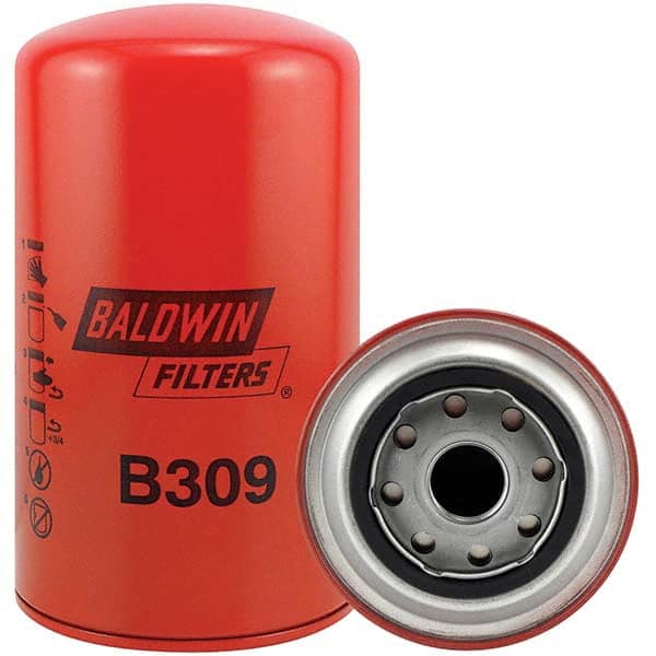 Baldwin Filters - 7-3/8" OAL x 4-1/4" OD Automotive Oil Filter - Makers Industrial Supply