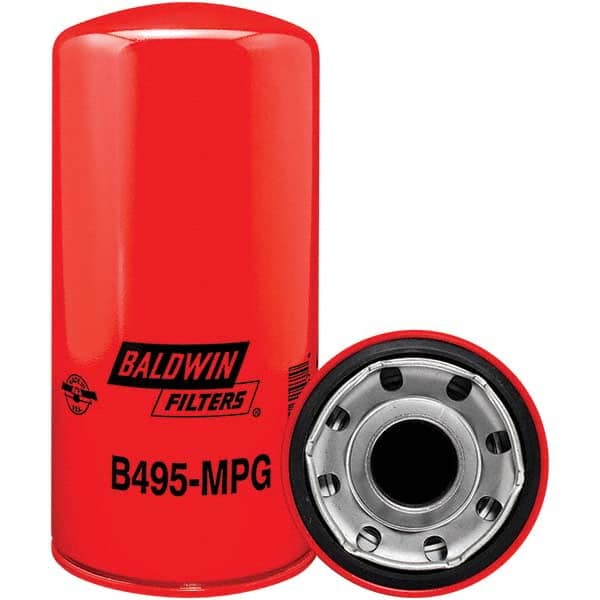 Baldwin Filters - 1-5/8 Thread 9-15/16" OAL x 4-21/32" OD Automotive Oil Filter - Makers Industrial Supply