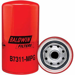 Baldwin Filters - 3/4 Thread 7-1/8" OAL x 3-11/16" OD Automotive Oil Filter - Makers Industrial Supply