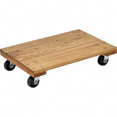 Vestil - 900 Lb Capacity Hardwood Dolly - 24" Long x 16" Wide - Makers Industrial Supply