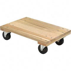 Vestil - 1,200 Lb Capacity Hardwood Dolly - 24" Long x 16" Wide - Makers Industrial Supply