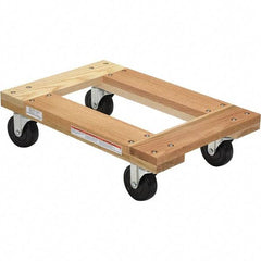 Vestil - 1,200 Lb Capacity Hardwood Dolly - 24" Long x 16" Wide - Makers Industrial Supply