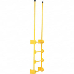 Vestil - 89-1/2" High 300 Lb Capacity 4 Step Fixed Ladder - Makers Industrial Supply