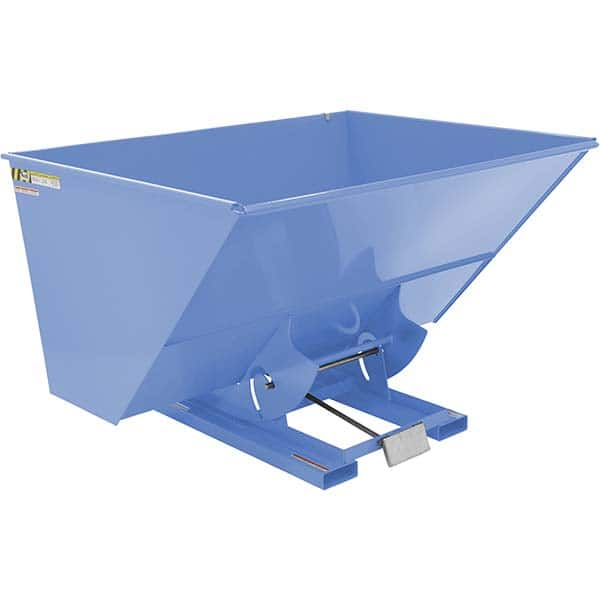 Vestil - Hoppers & Basket Trucks Additional Information: Complies w/OSHA General Industry Rule 29 CFR 1910.178(m)(5)(iii) - allows operator to remain at controls of truck throughout the dumping process - Makers Industrial Supply