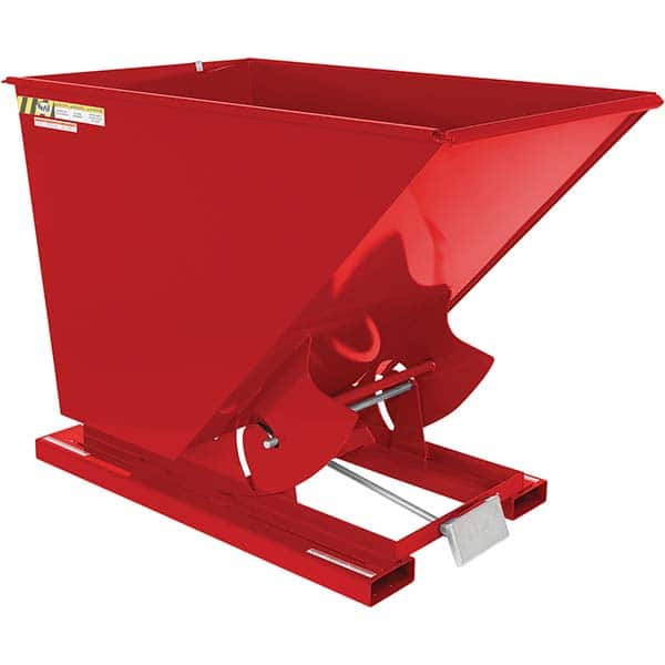 Vestil - Hoppers & Basket Trucks Additional Information: Complies w/OSHA General Industry Rule 29 CFR 1910.178(m)(5)(iii) - allows operator to remain at controls of truck throughout the dumping process - Makers Industrial Supply