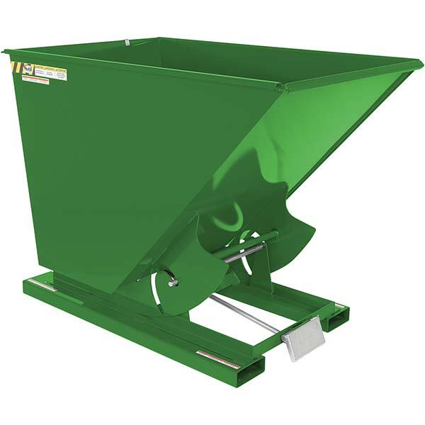 Vestil - Hoppers & Basket Trucks Additional Information: Complies w/OSHA General Industry Rule 29 CFR 1910.178(m)(5)(iii) - allows operator to remain at controls of truck throughout the dumping process - Makers Industrial Supply