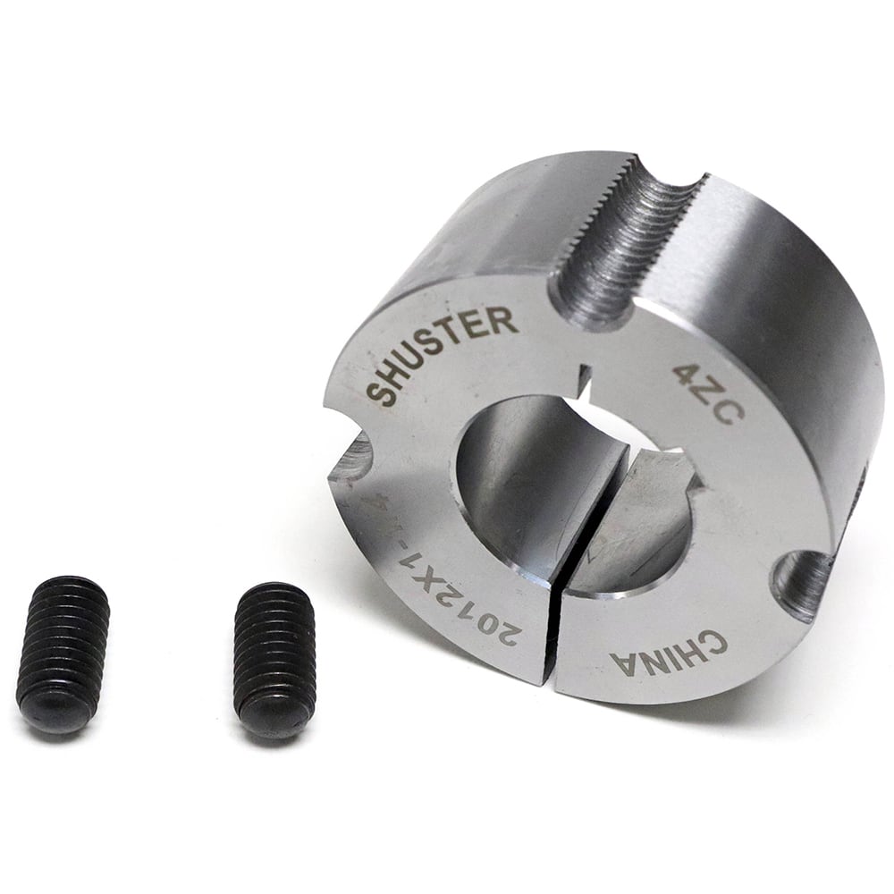 Shuster - 2-7/16" Bore, 5/8" Keyway Width x 1/4" Keyway Depth, Tapered Lock Sprocket Bushing - Exact Industrial Supply