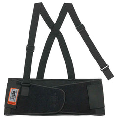 1650 4 XL Black Elastic Back Support Economy - Makers Industrial Supply