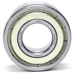 Shuster - 6201 ZZ JEM, 12mm Bore Diam, 32mm OD, Double Shield Deep Groove Radial Ball Bearing - Exact Industrial Supply