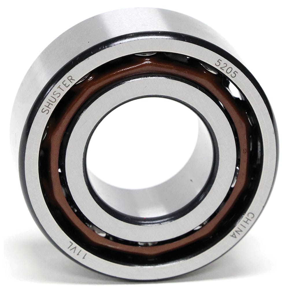 Shuster - 5303, 17mm Bore Diam, 47mm OD, Open Angular Contact Radial Ball Bearing - Exact Industrial Supply