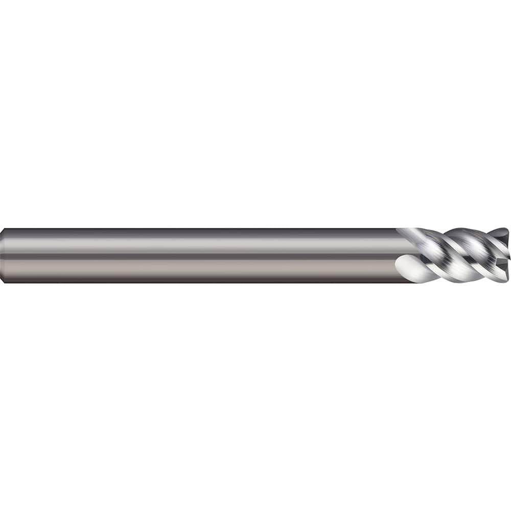 Micro 100 - Corner Radius & Corner Chamfer End Mills; Mill Diameter (mm): 10.00 ; Mill Diameter (Decimal Inch): 0.3937 ; End Type: Corner Radius ; Corner Radius (mm): 2.00 ; Number of Flutes: 4 ; Material: Solid Carbide - Exact Industrial Supply