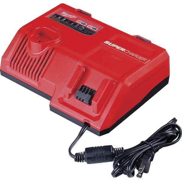 Milwaukee Tool - Power Tool Chargers Voltage: 18; 12 Battery Chemistry: Lithium-Ion - Makers Industrial Supply