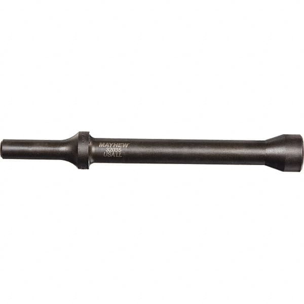 Mayhew - 3/4" Head Width, 6" OAL, Rivet Cutter Chisel - Round Drive, Round Shank, Steel - Makers Industrial Supply