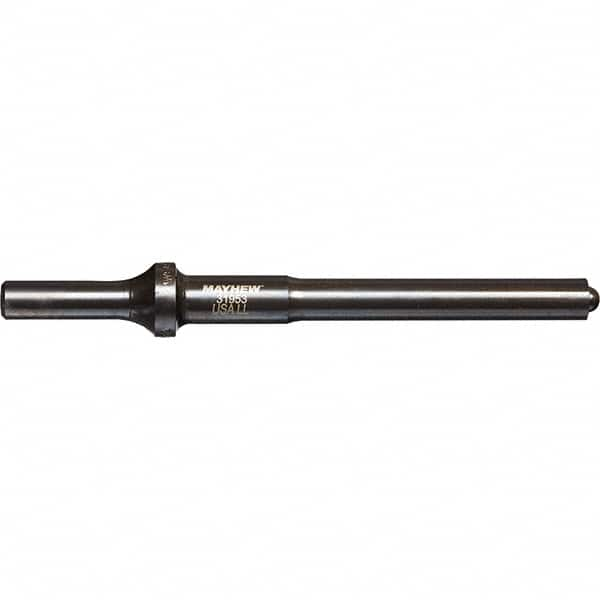 Mayhew - 7/16" Head Width, 6" OAL, Roll Pin Punch - Round Drive, Round Shank, Steel - Makers Industrial Supply