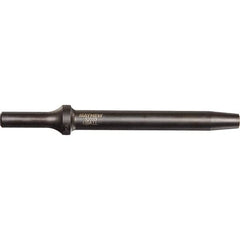 Mayhew - 3/16" Head Width, 6" OAL, Rivet Cutter Chisel - Round Drive, Round Shank, Steel - Makers Industrial Supply