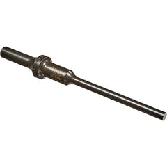 Mayhew - 1/4" Head Width, 6" OAL, Roll Pin Punch - Round Drive, Round Shank, Steel - Makers Industrial Supply