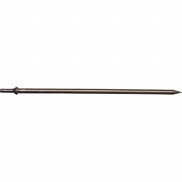 Mayhew - 18" OAL, Tapered Punch Chisel - Round Drive, Round Shank, Steel - Makers Industrial Supply