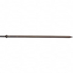 Mayhew - 18" OAL, Tapered Punch Chisel - Round Drive, Round Shank, Steel - Makers Industrial Supply