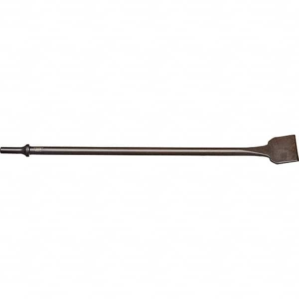 Mayhew - 2" Head Width, 18" OAL, Scraper Punch - Round Drive, Round Shank, Steel - Makers Industrial Supply