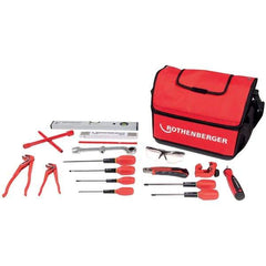 Rothenberger - Combination Hand Tool Sets Tool Type: Plumber's Tool Set Number of Pieces: 13 - Makers Industrial Supply