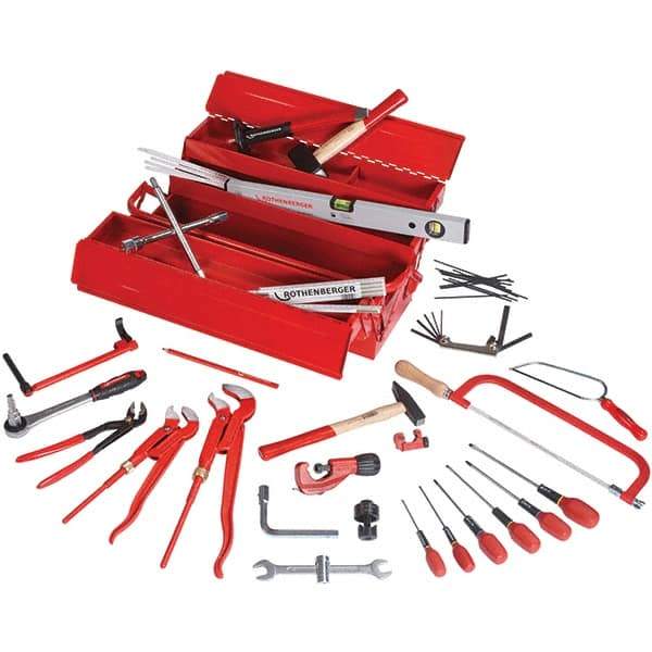 Rothenberger - Combination Hand Tool Sets Tool Type: Plumber's Tool Set Number of Pieces: 50 - Makers Industrial Supply