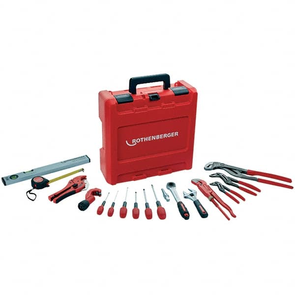 Rothenberger - Combination Hand Tool Sets Tool Type: Plumber's Tool Set Number of Pieces: 18 - Makers Industrial Supply