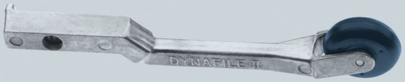 #11219 - 1/4 or 1/2 x 24'' Belt Size - 1 x 3/8'' Contact Wheel - Dynafile Contact Arm Assembly - Makers Industrial Supply