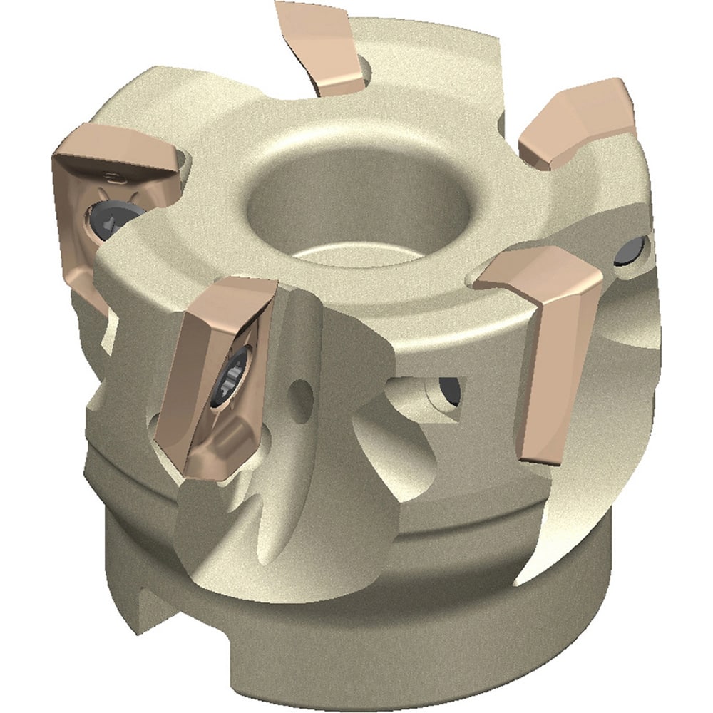 Sumitomo - Indexable Square-Shoulder Face Mills; Cutting Diameter (Inch): 6 ; Arbor Hole Diameter (Inch): 1.5 ; Lead Angle: 90 ; Overall Height (Inch): 2.5 ; Insert Compatibility: AOMT17; AOET17 ; Series: WEZ - Exact Industrial Supply