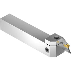 Indexable Grooving/Cut-Off Toolholders; Internal or External: External; Cutting Direction: Right Hand; Maximum Depth of Cut (mm): 26.00; Hand of Holder: Right Hand; Minimum Groove Width (mm): 4.00; Toolholder Style: EVSB; Insert Compatibility: EG0400M04P0