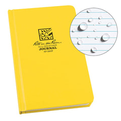 Rite in the Rain - Note Pads, Writing Pads & Notebooks; Writing Pads & Notebook Type: Notebook ; Size: 4-3/4 x 7-1/2 ; Number of Sheets: 80 ; Color: Yellow ; Additional Information: Weatherproof - Exact Industrial Supply