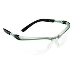 ‎3M BX Reader Protective Eyewear 11375-00000-20 Clear Lens Silver Frame +2.0 Diopter - Makers Industrial Supply