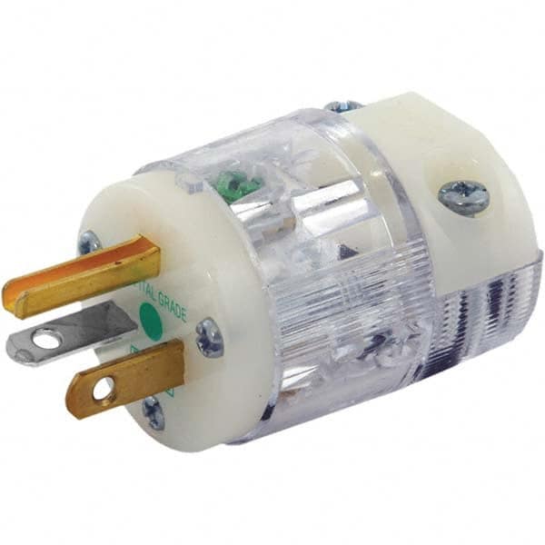 Hubbell Wiring Device-Kellems - Straight Blade Plugs & Connectors Connector Type: Connector Grade: Hospital - Makers Industrial Supply